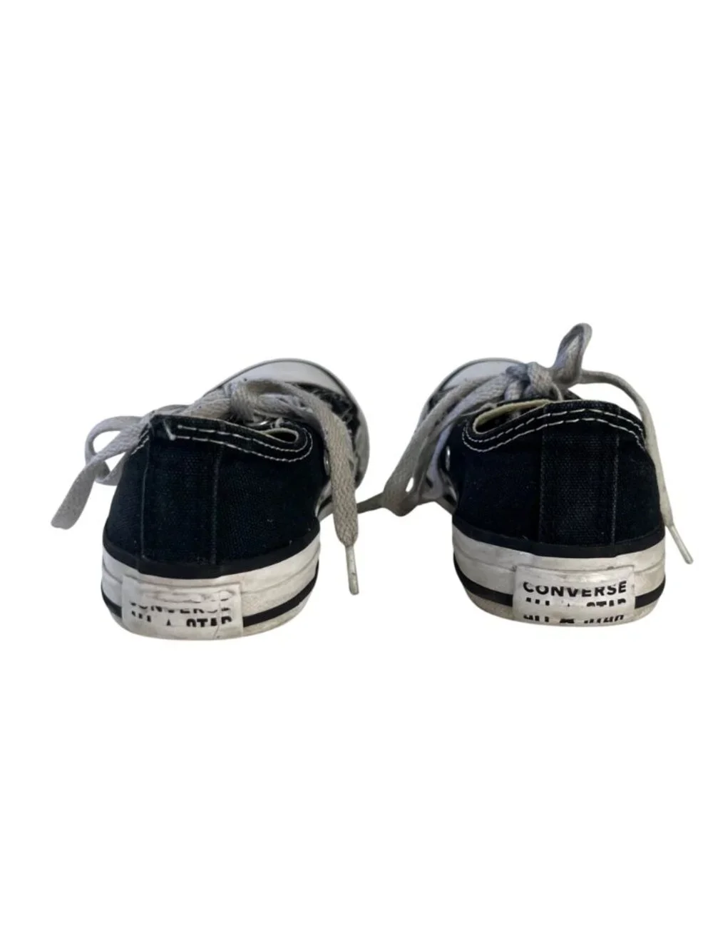 Converse All‎ Star Low Top Sneakers Shoes Kids Size 1 Blue Canvas Lace-Up
